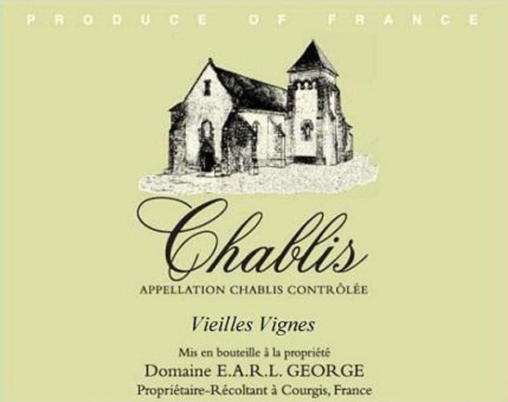 Domaine George Chablis Vieilles Vignes 2014 Front Label