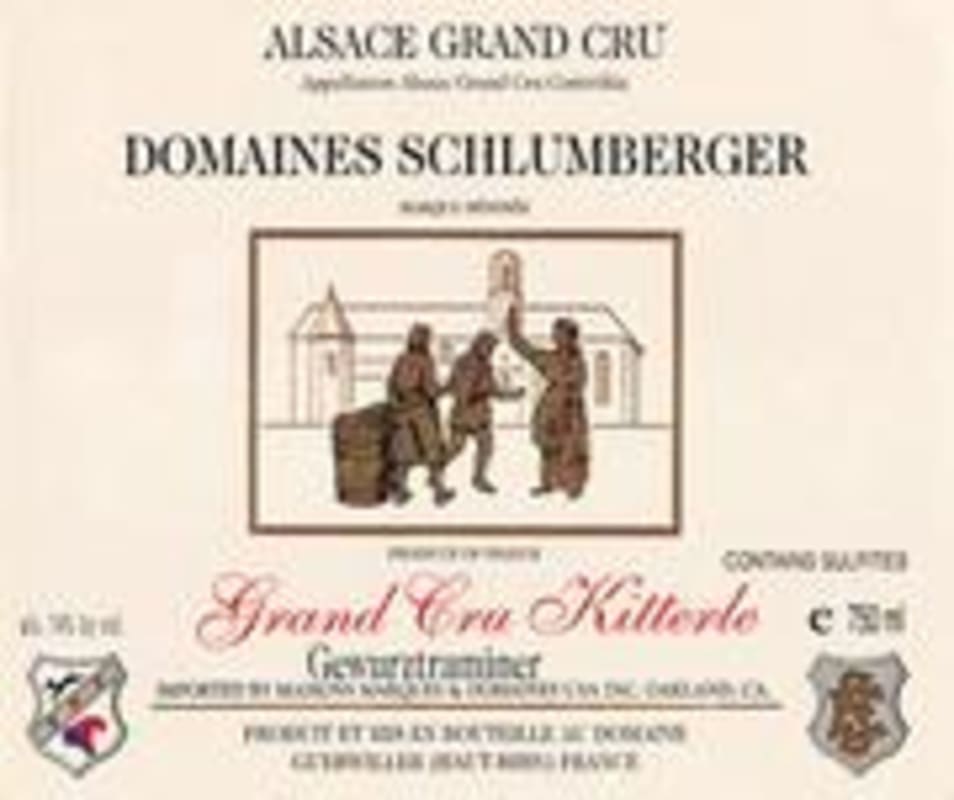 Domaines Schlumberger Grand Cru Kitterle Gewurztraminer 1994 Front Label