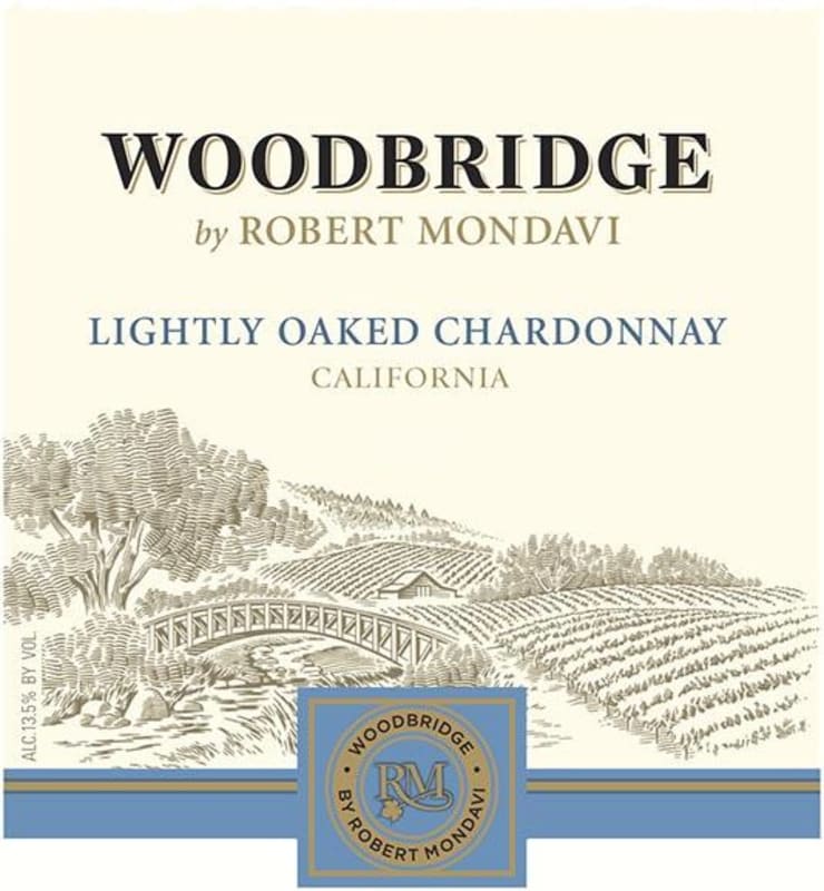 Woodbridge Lightly Oaked Chardonnay 2015 Front Label
