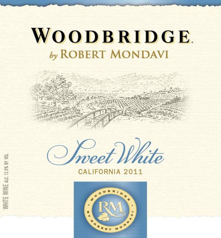 Woodbridge Sweet White 2011 Front Label
