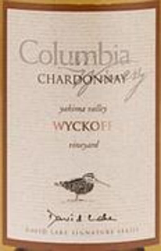 Columbia Winery Wyckoff Chardonnay 1997 Front Label