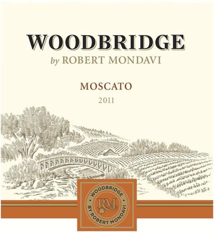 Woodbridge Moscato 2011 Front Label