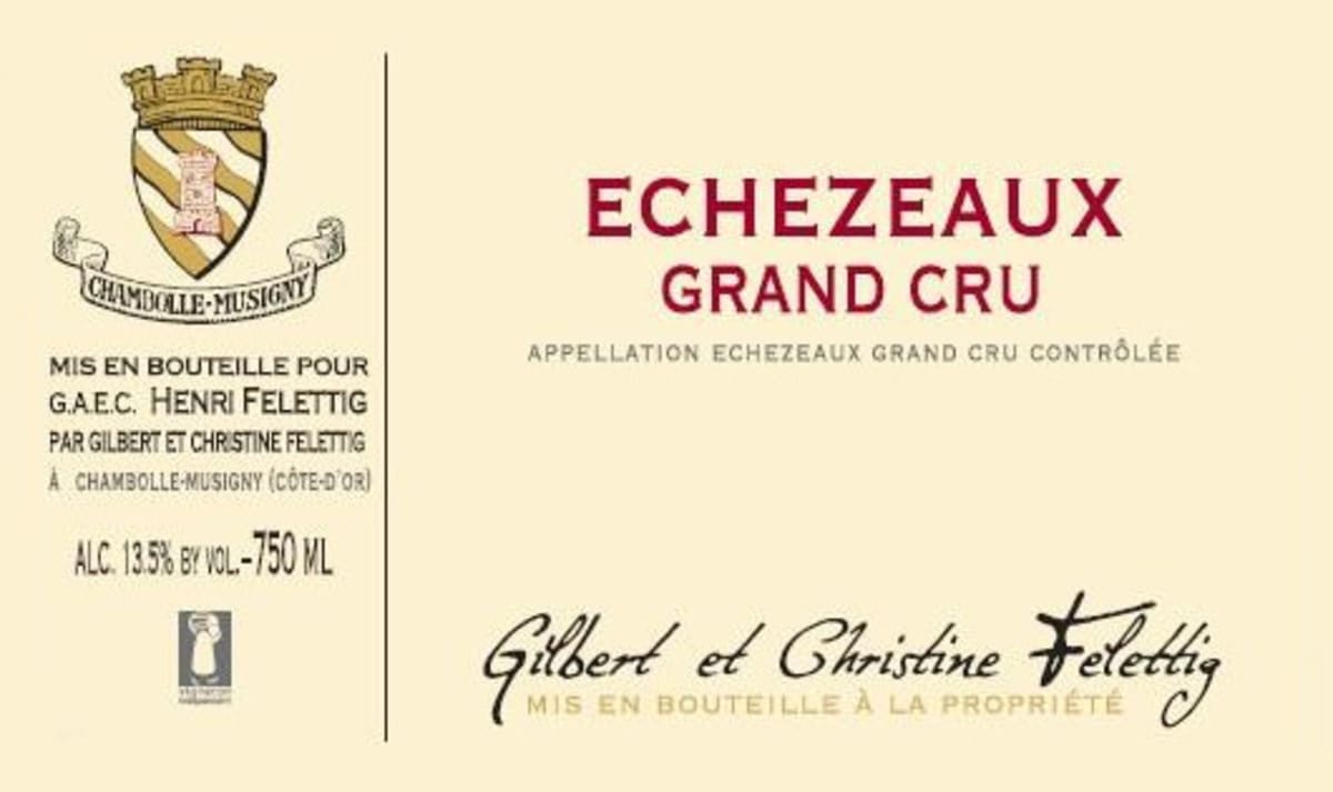 Domaine Felettig Echezeaux Grand Cru 2013 Front Label