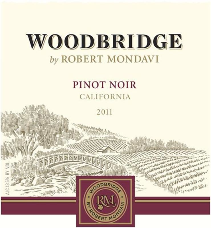 Woodbridge Pinot Noir 2011 Front Label