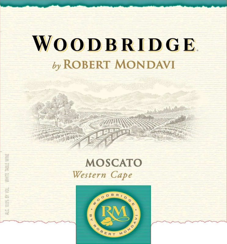 Woodbridge Moscato 2014 Front Label