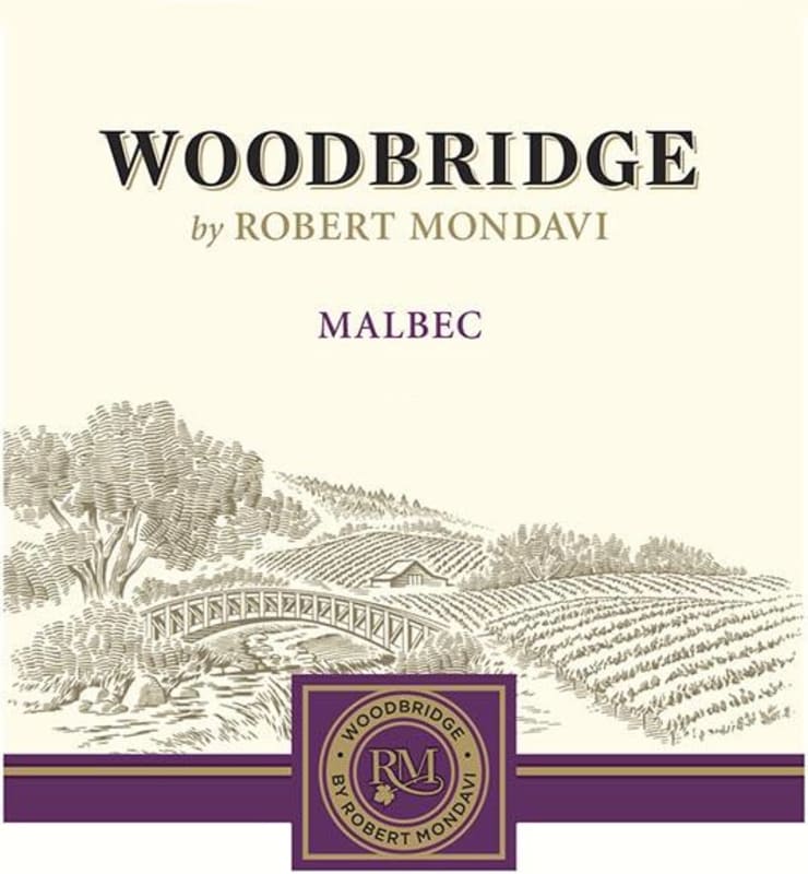 Woodbridge Malbec 2012 Front Label