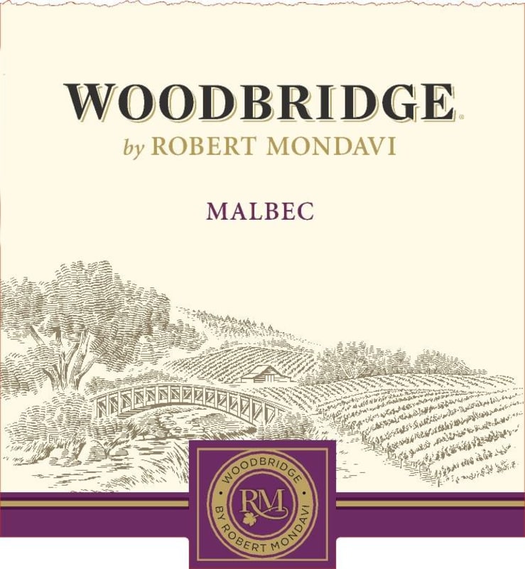 Woodbridge Malbec 2014 Front Label