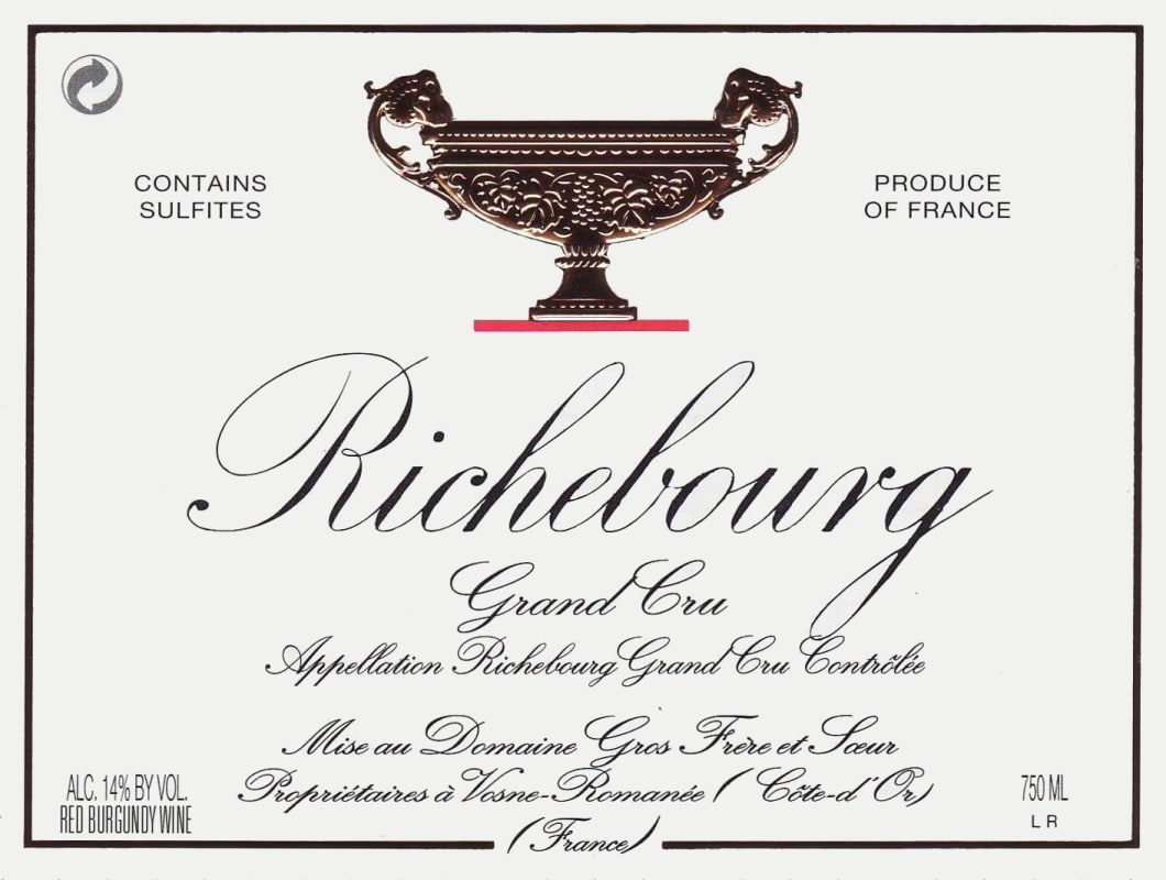 Domaine Gros Frere et Soeur Richebourg Grand Cru 2013 Front Label
