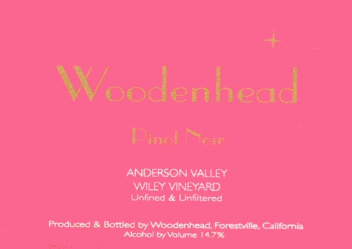 Woodenhead Wiley Vineyard Pinot Noir 2009 Front Label