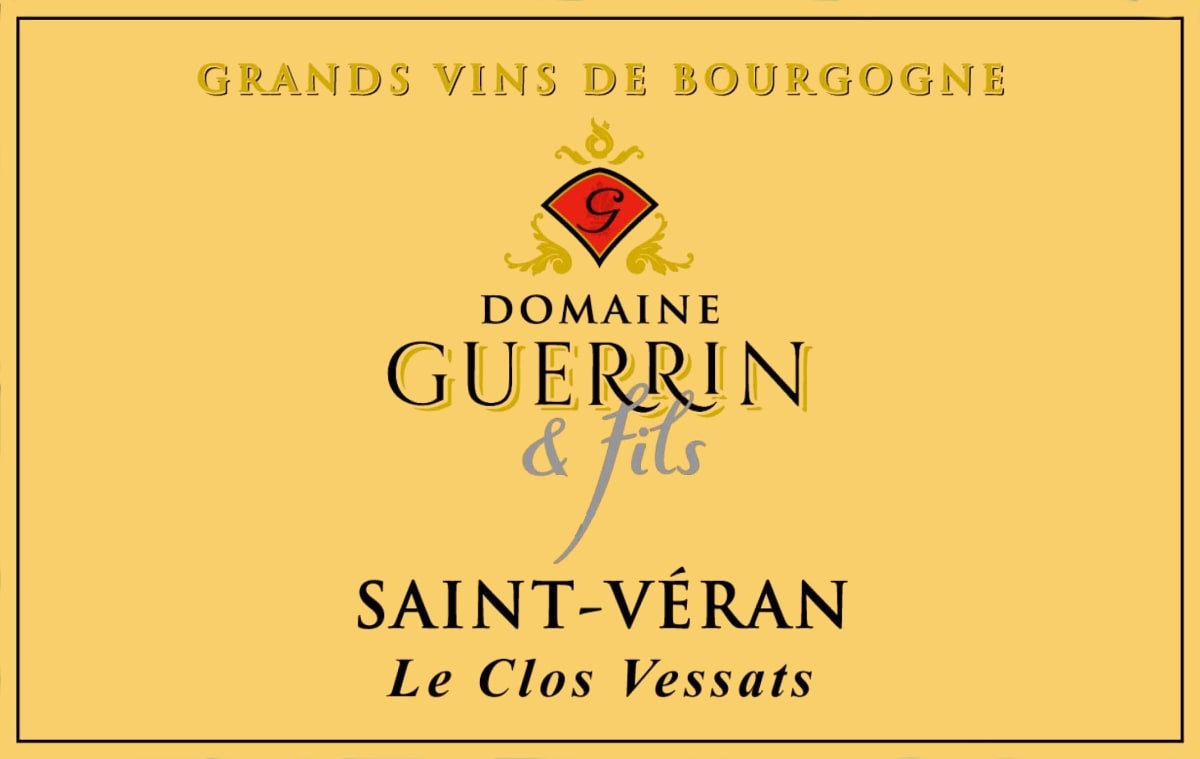 Domaine Guerrin & fils Saint-Veran Le Clos Vessats 2014 Front Label