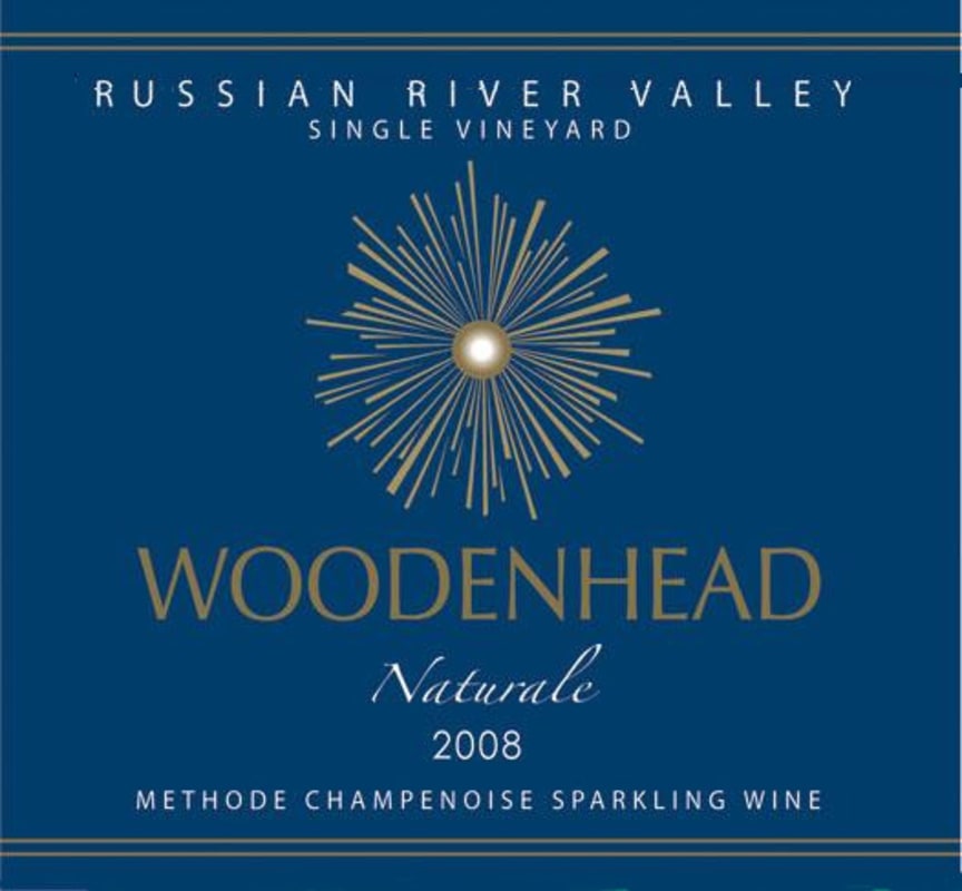 Woodenhead Naturale Sparkling Wine 2008 Front Label