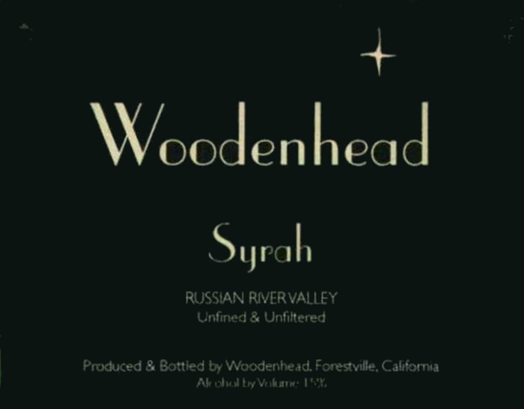 Woodenhead Syrah 2006 Front Label