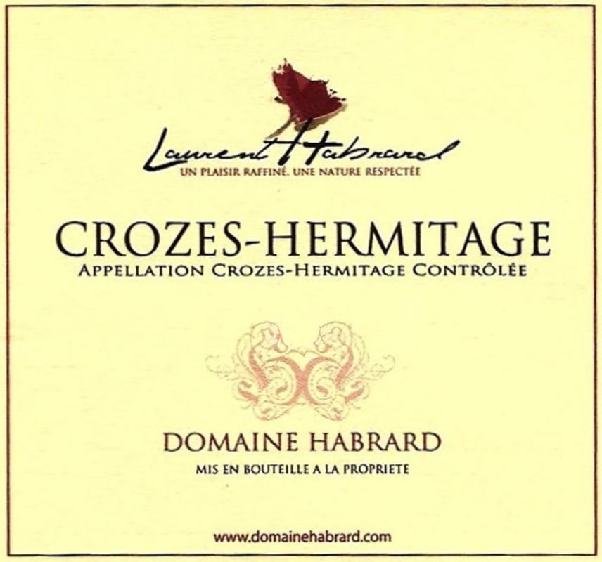 Domaine Habrard Crozes-Hermitage 2011 Front Label