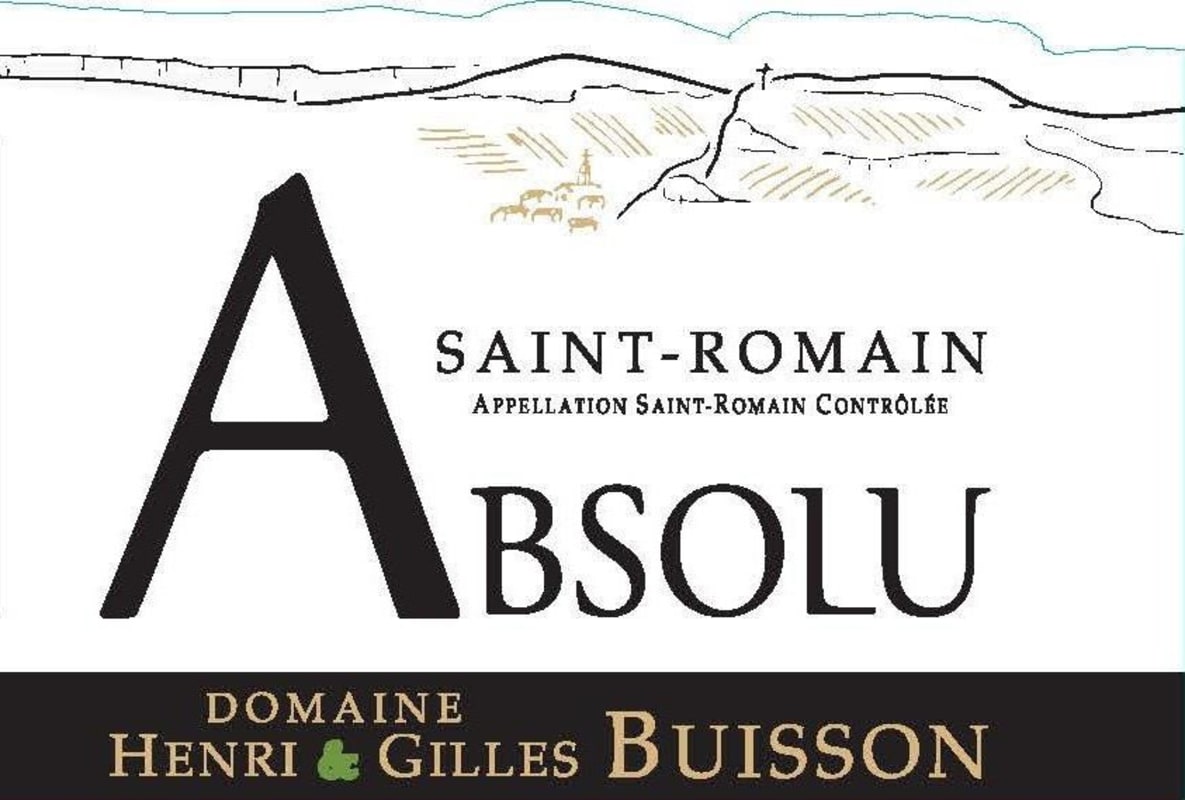 Henri & Gilles Buisson Saint-Romain Absolu Blanc 2014 Front Label