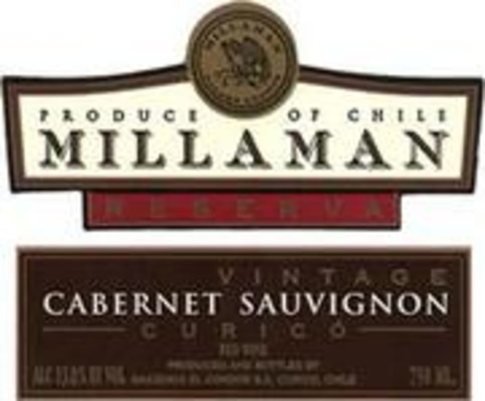 Millaman Cabernet Sauvignon Reserve Front Label