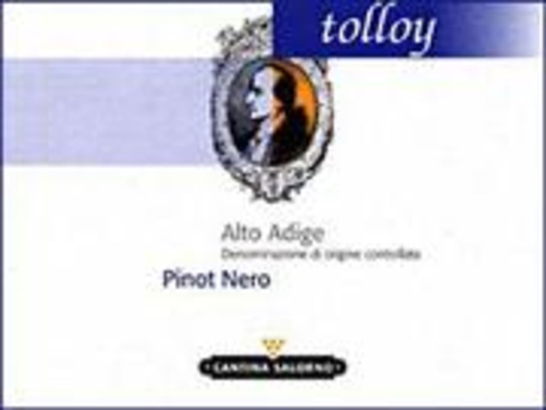 Tolloy Pinot Nero 1999 Front Label