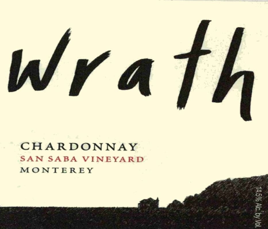Wrath San Saba Vineyard Chardonnay 2013 Front Label