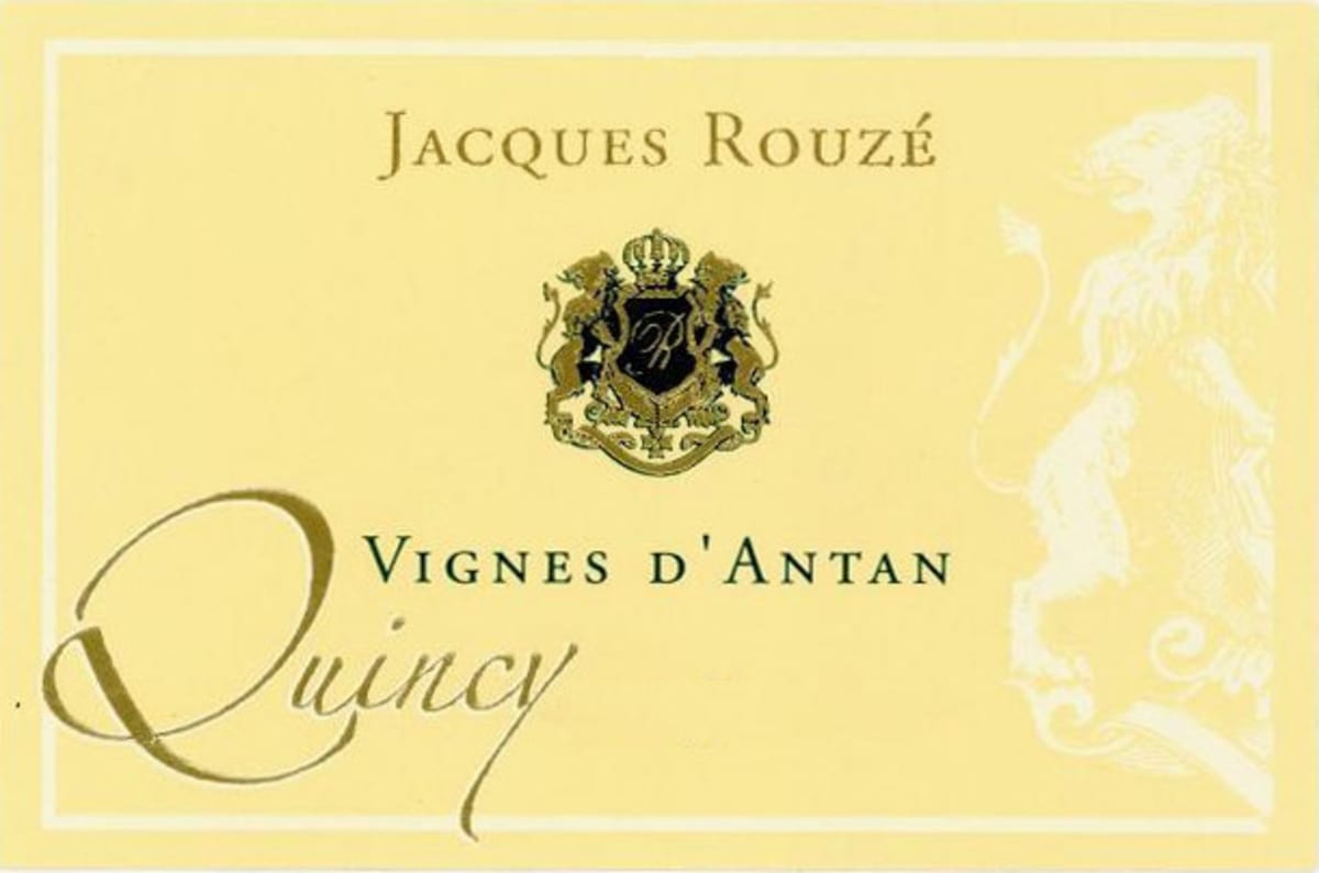 Domaine Jacques Rouze Quincy Vignes d'Antan 2014 Front Label
