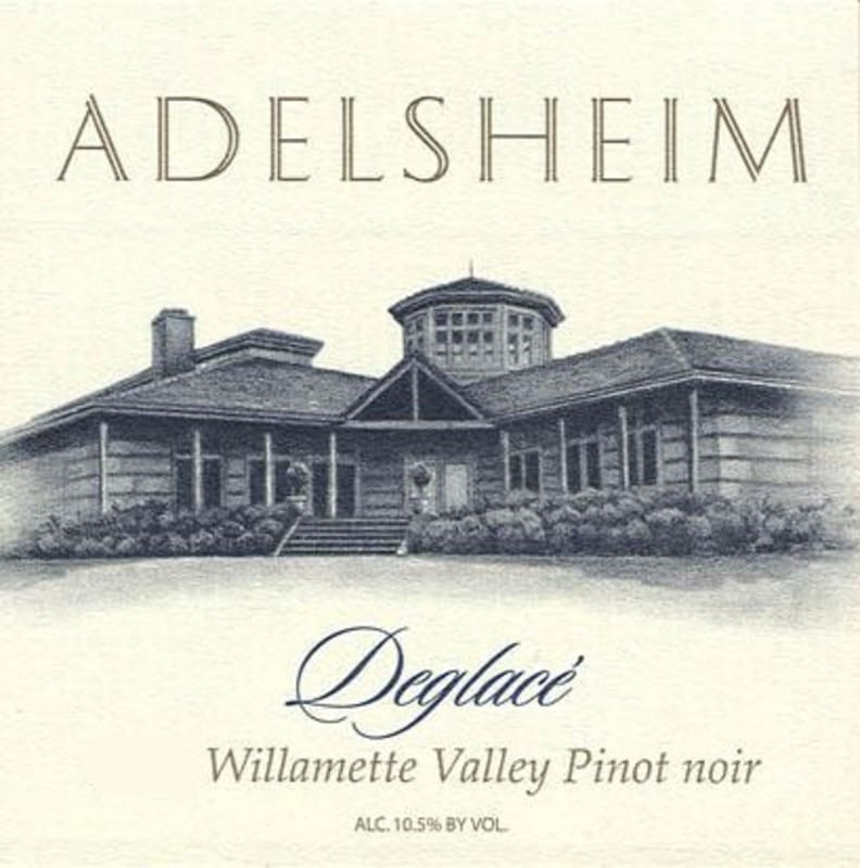 Adelsheim Deglace Pinot Noir 2011 Front Label