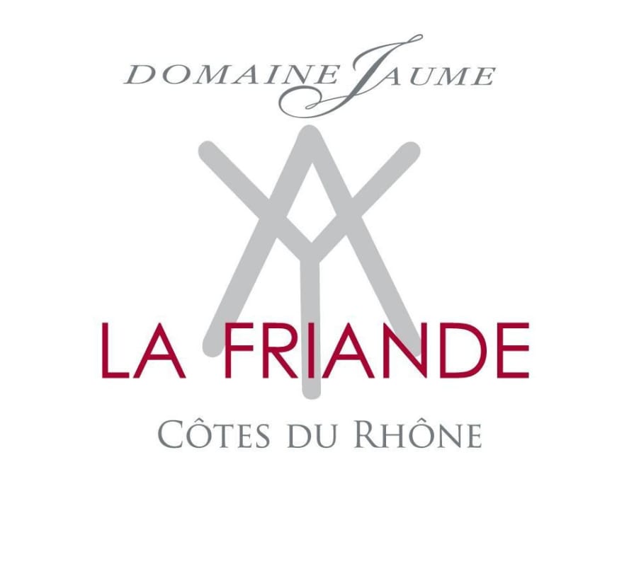 Domaine Jaume Cotes du Rhone La Friande 2014 Front Label