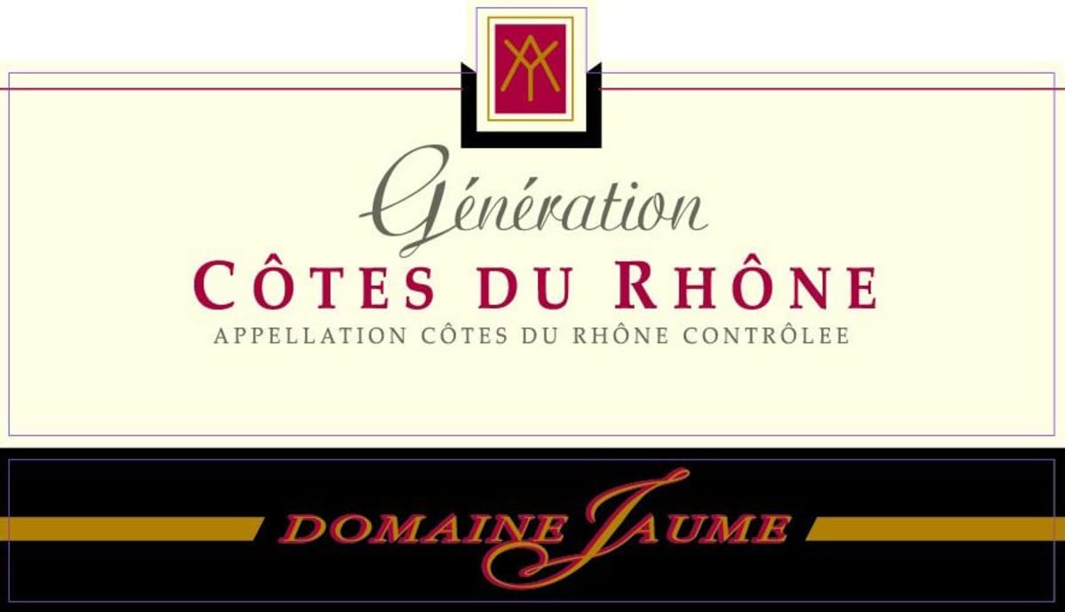 Domaine Jaume Cotes du Rhone Generation 2006 Front Label