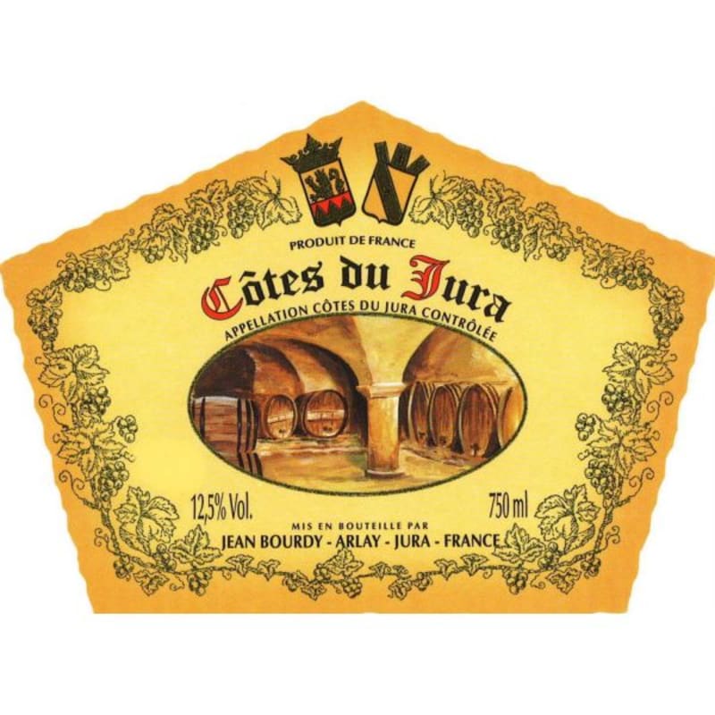 Jean Bourdy Cotes du Jura Blanc 2010 Front Label
