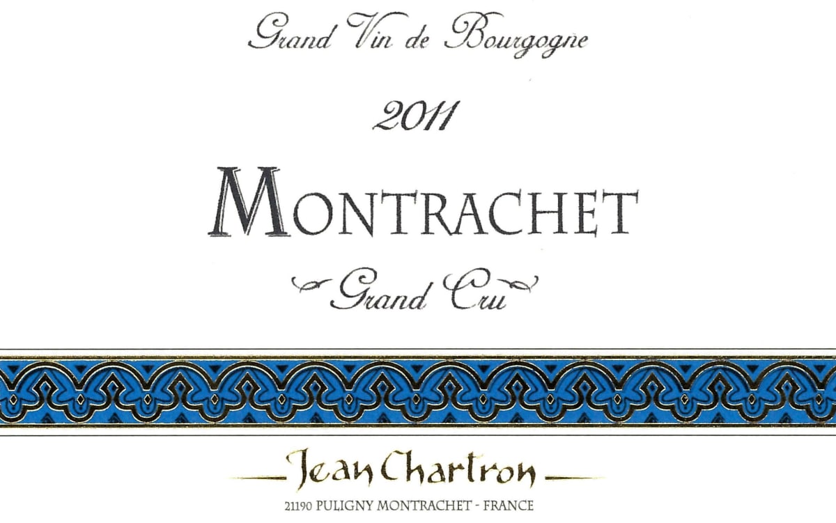 Domaine Jean Chartron Montrachet Grand Cru 2011 Front Label