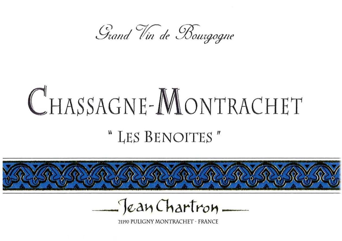 Domaine Jean Chartron Chassagne-Montrachet Les Benoites 2013 Front Label