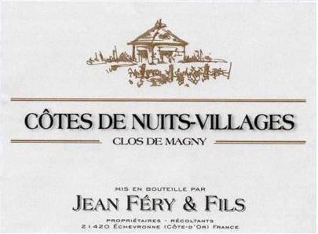 Domaine Jean Fery & Fils Cote de Nuits-Villages Clos de Magny 2011 Front Label