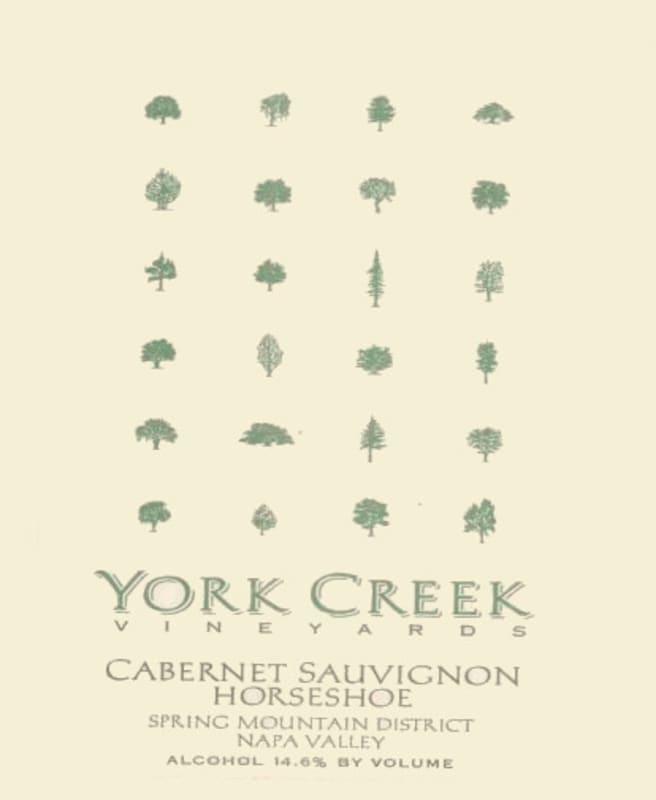 York Creek Horseshoe Cabernet Sauvignon 2004 Front Label