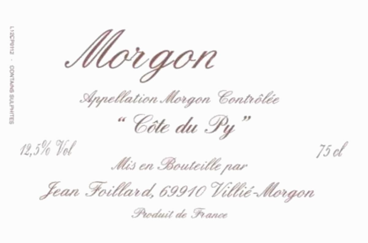 Domaine Jean Foillard Morgon Cote du Py 2011 Front Label