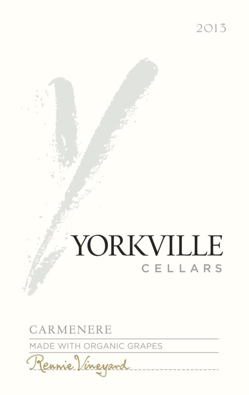 Yorkville Cellars Carmenere 2013 Front Label