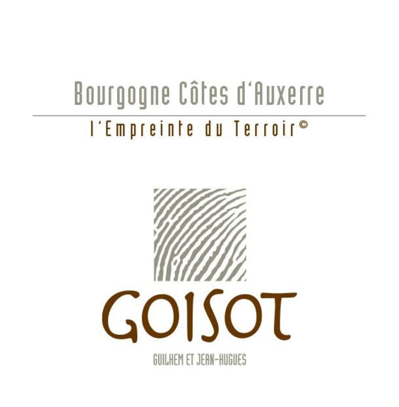 Domaine Goisot Bourgogne Cotes d'Auxerre Blanc 2014 Front Label