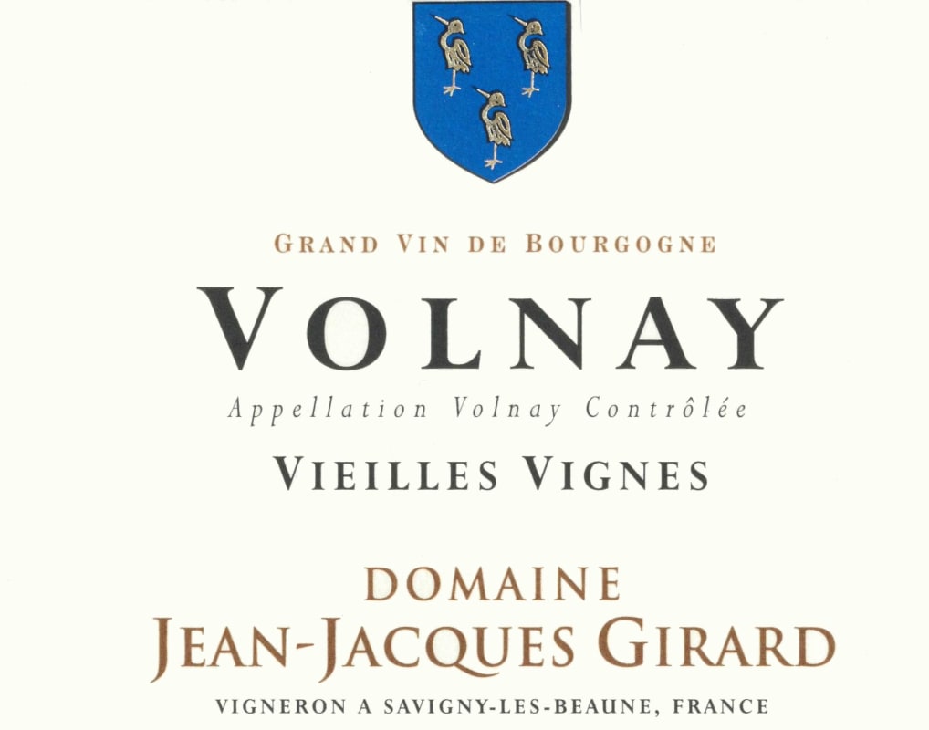 Domaine Jean-Jacques Girard Volnay Vieilles Vignes 2011 Front Label