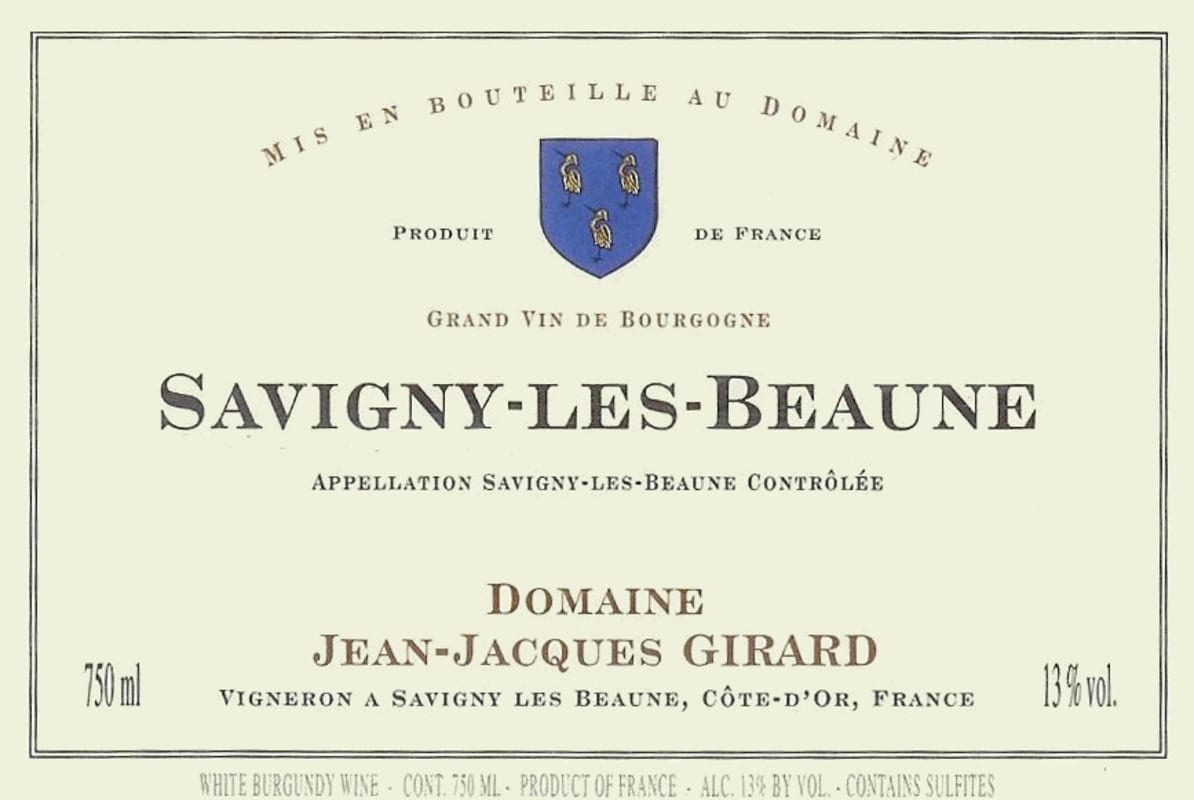 Domaine Jean-Jacques Girard Savigny-les-Beaune 2004 Front Label