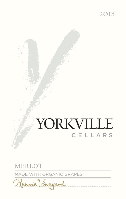 Yorkville Cellars Merlot 2013 Front Label