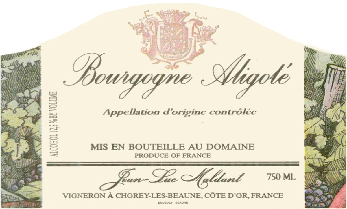 Domaine Jean-Luc Maldant Bourgogne Aligote 2014 Front Label
