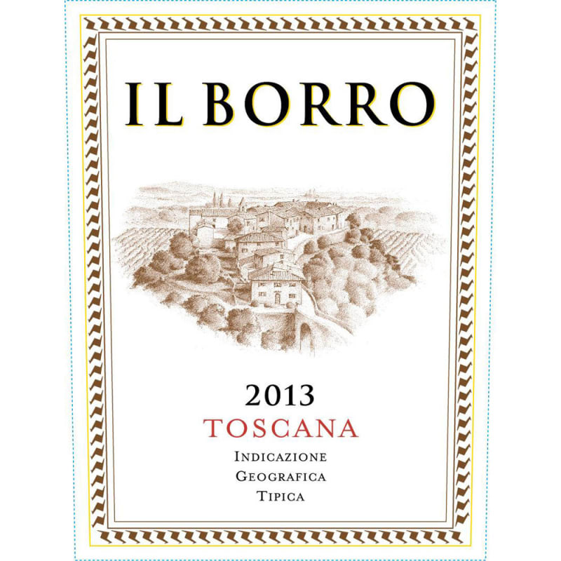Il Borro 2013 Front Label
