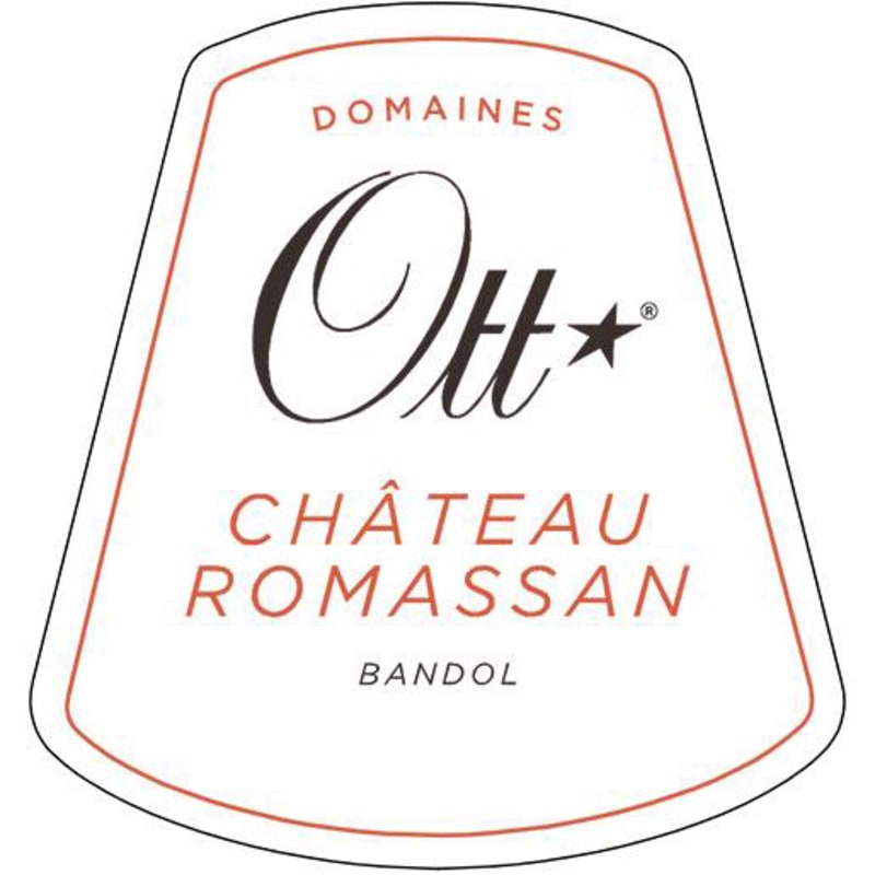 Domaines Ott Chateau Romassan Bandol Rose 2016 Front Label