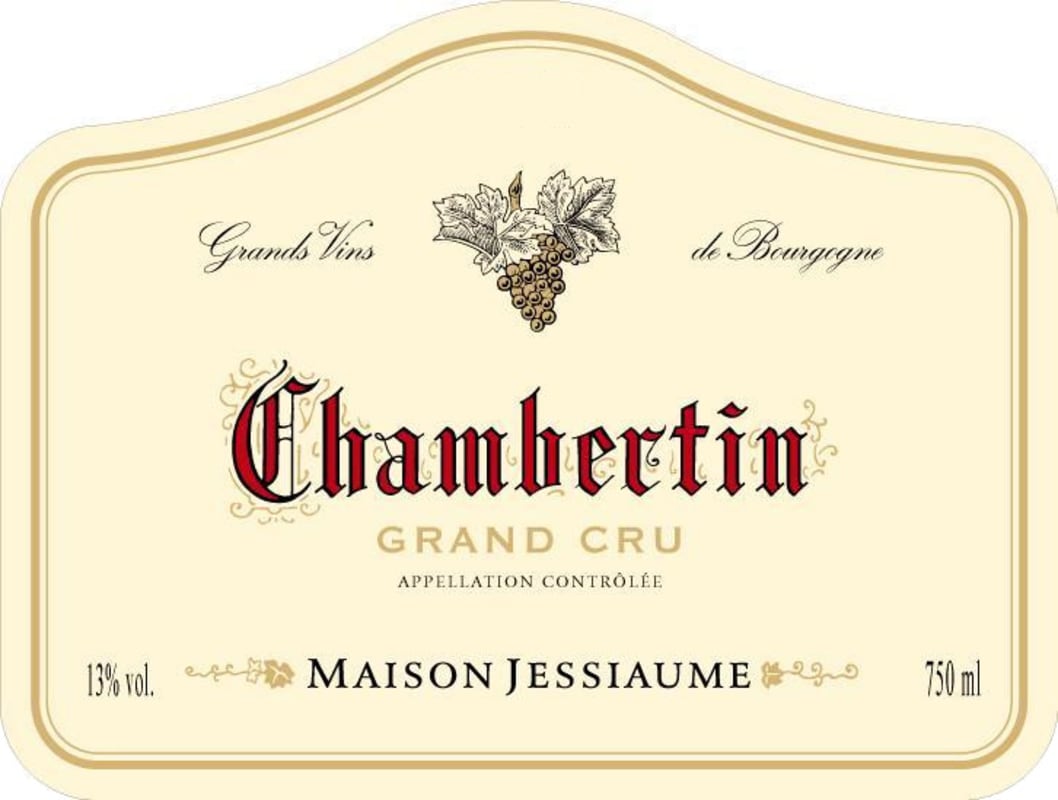 Domaine Jessiaume Chambertin Grand Cru 2010 Front Label