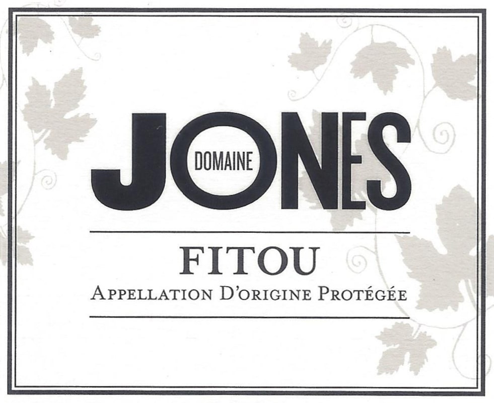 Domaine Jones Fitou 2013 Front Label