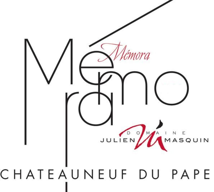 Domaine Julien Masquin Chateauneuf-du-Pape Memora 2012 Front Label