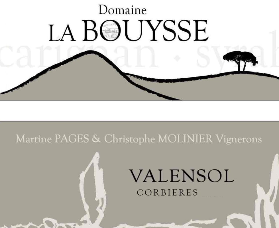 Domaine La Bouysse Corbieres Valensol 2011 Front Label