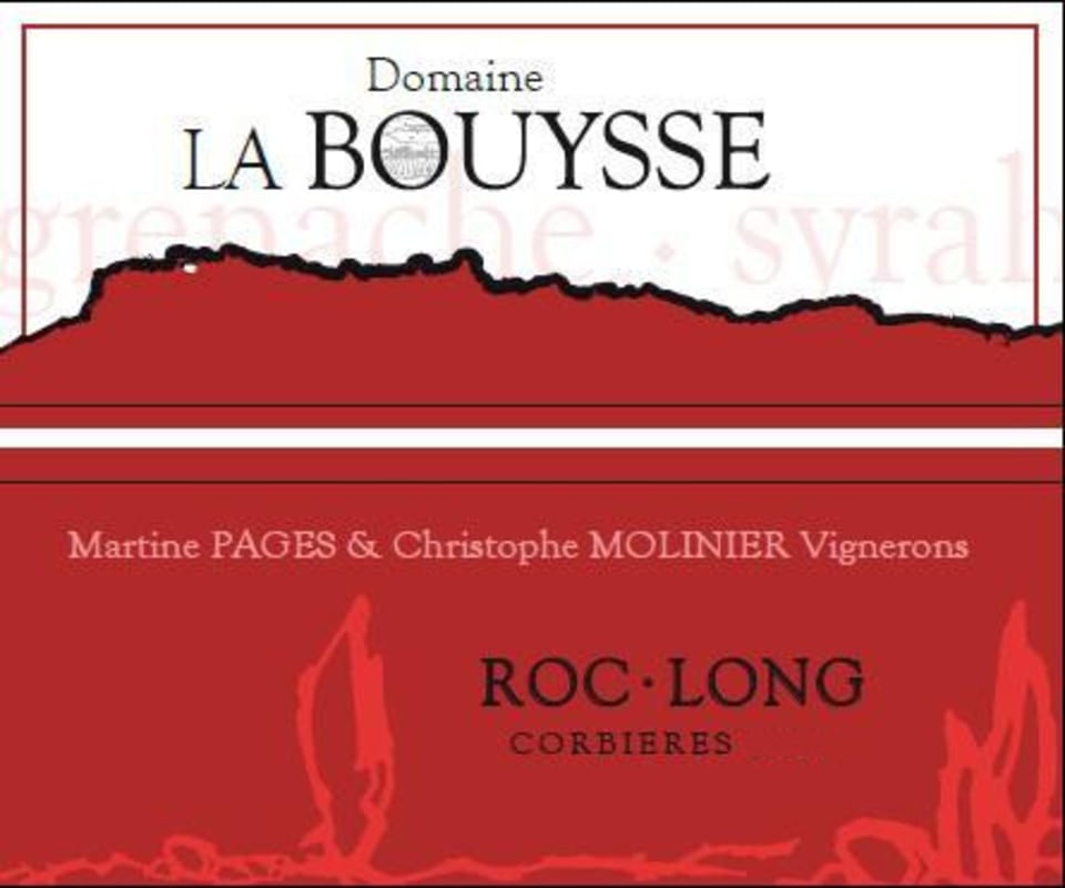 Domaine La Bouysse Corbieres Roc-Long 2012 Front Label
