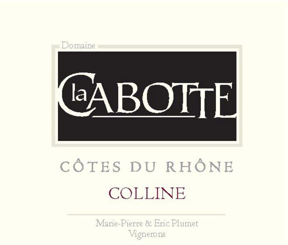 Domaine La Cabotte Cotes du Rhone Colline Rouge 2011 Front Label