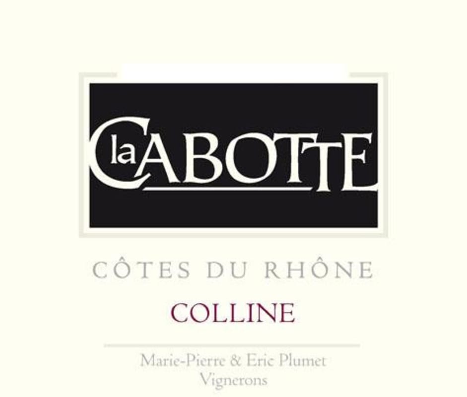 Domaine La Cabotte Cotes du Rhone Cuvee Colline Blanc 2012 Front Label