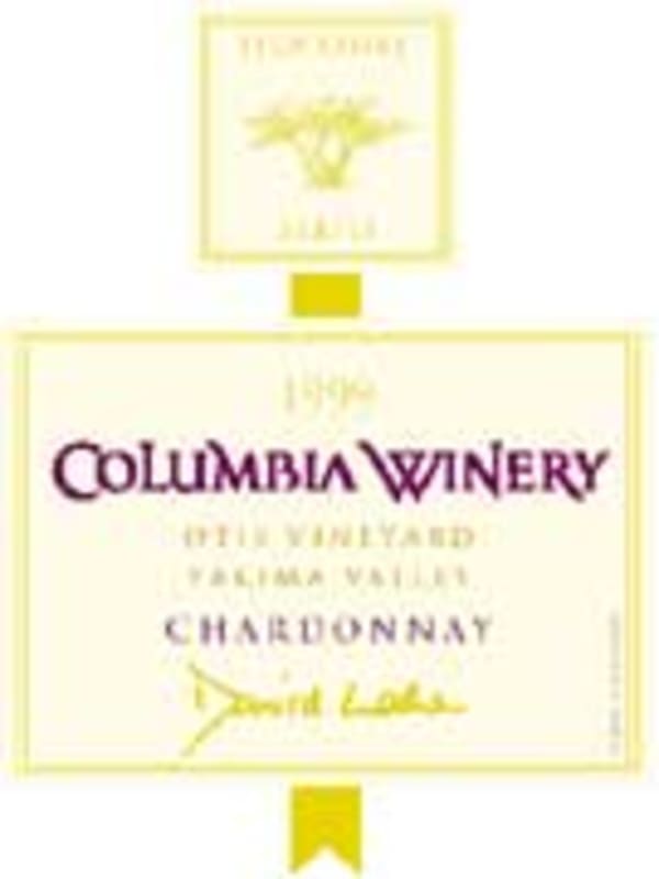 Columbia Winery Otis Vineyard Chardonnay 1999 Front Label