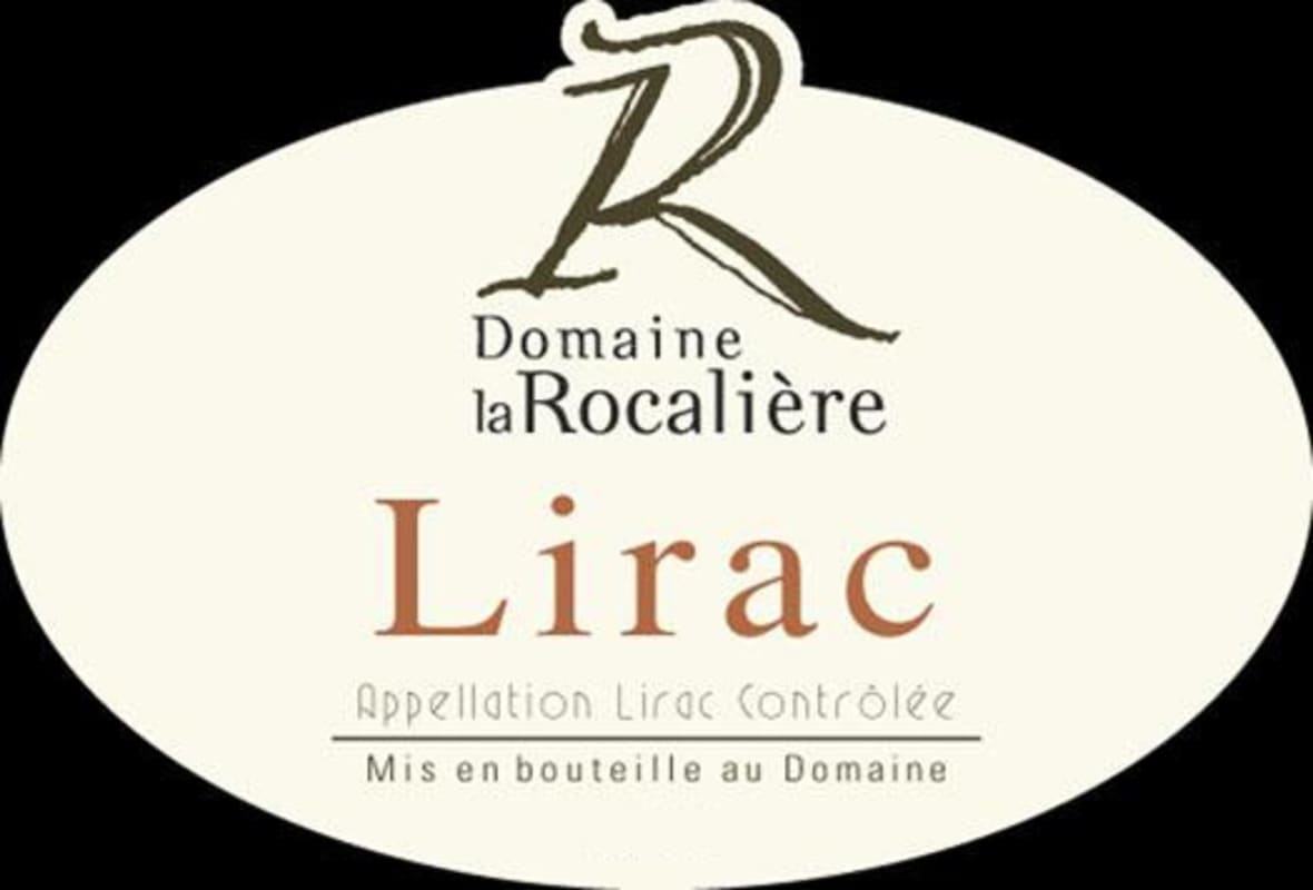 Domaine La Rocaliere Lirac Blanc 2014 Front Label