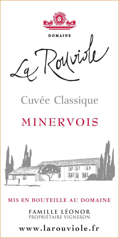 Domaine La Rouviole Minervois Cuvee Classique 2013 Front Label