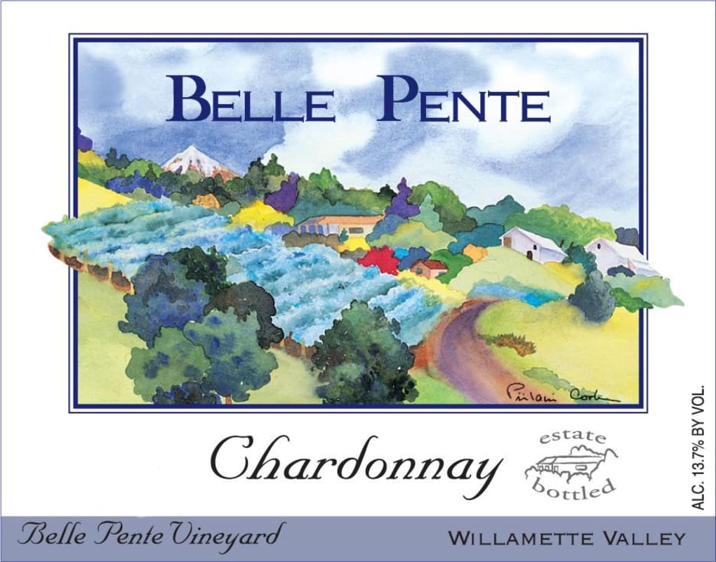 Belle Pente Chardonnay 2011 Front Label